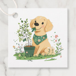 Golden Retriever Hundegarten Geschenkanhänger