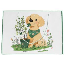 Golden Retriever Hundegarten Große Geschenktüte