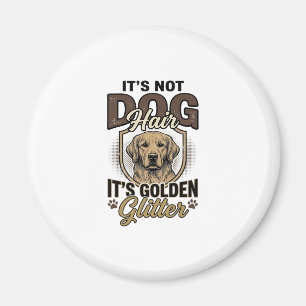 Golden Retriever Hundehaar Vintage Lustiges Shirt  Magnet