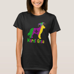 Golden Retriever Hundeliebhaber Mardi Gras Karneva T-Shirt