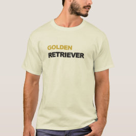 Golden Retriever Hundeliebhaber-Typografie-Design T-Shirt