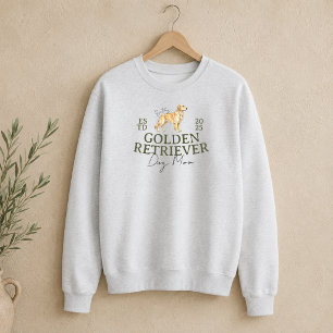 Golden Retriever Hundemutter Illustration Sweatshirt