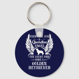 Golden Retriever Hundengitter Schlüsselanhänger