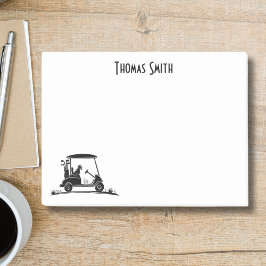 Golden Retriever im Kartenname Post-it Klebezettel