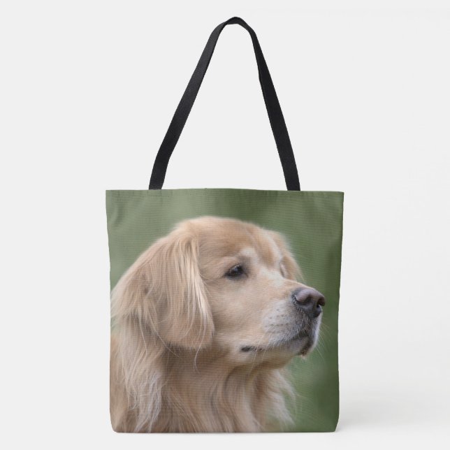 Golden retriever in der Nahaufnahme Tasche (Vorderseite)