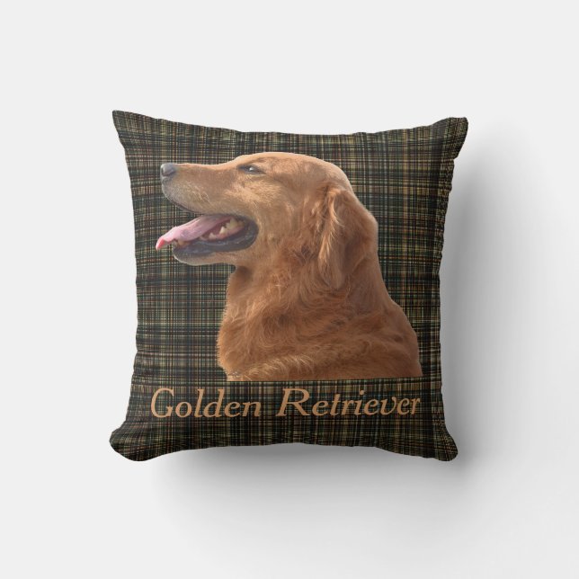 Golden Retriever individuell einstellbar Kissen (Vorderseite)