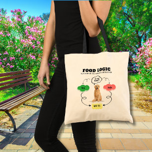 Golden Retriever Individuelle Name Food Logic Flow Tragetasche