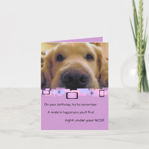 Golden Retriever Jeder Anlass Grußkarte Karte