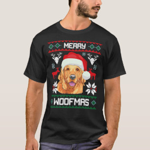 Golden Retriever Joyeux Woofmas Sweat Chien Noël