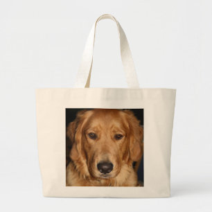 Golden retriever jumbo stoffbeutel