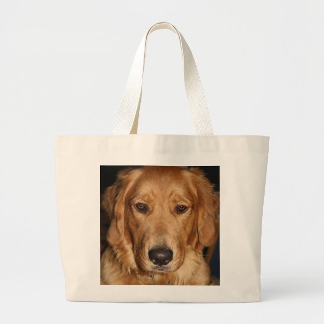 Golden retriever jumbo stoffbeutel (Vorne)