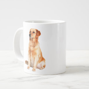 Golden Retriever Jumbo Tasse