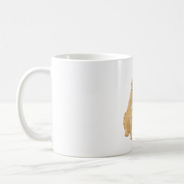 Golden Retriever Kaffeetasse (Links)
