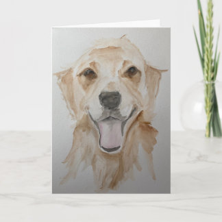 Golden Retriever Karte