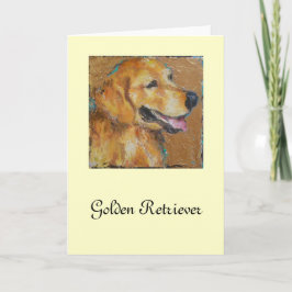 Golden Retriever Karte
