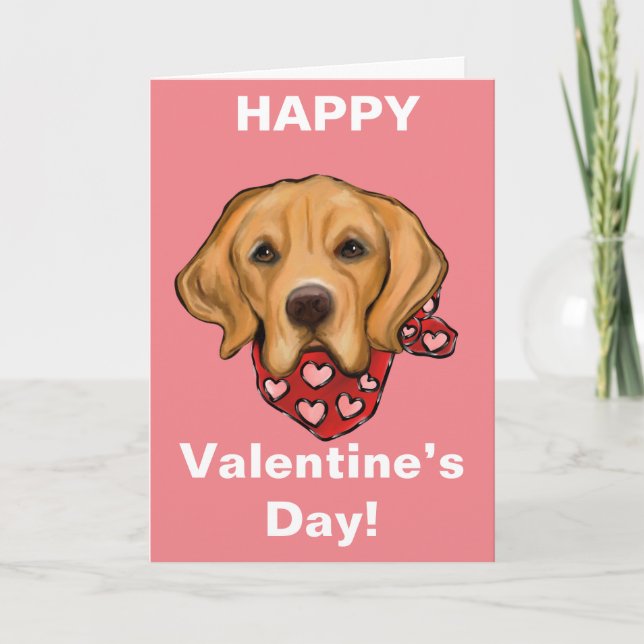 Golden Retriever Karte (Vorderseite)