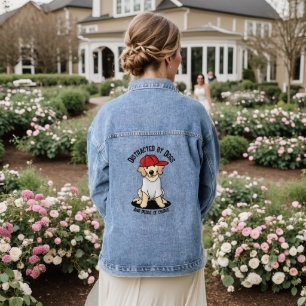Golden Retriever KiniArt Jeansjacke