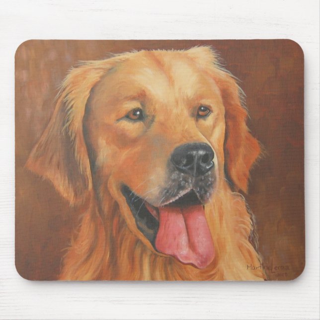 Golden retriever-Kremeis-Auflage Mousepad (Vorne)