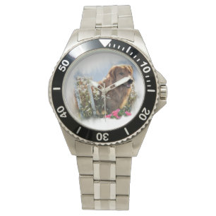 Golden retriever-Kunst Armbanduhr