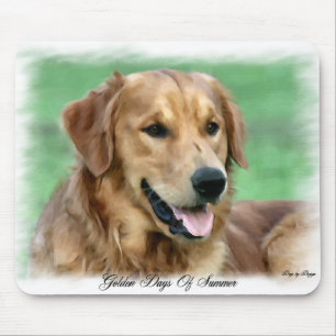Golden Retriever Kunst Geschenke Mousepad