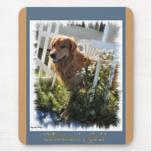 Golden Retriever Kunst Geschenke Mousepad