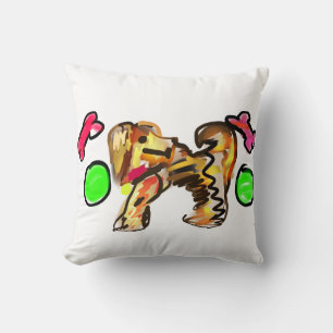 Golden Retriever Kunst Kissen