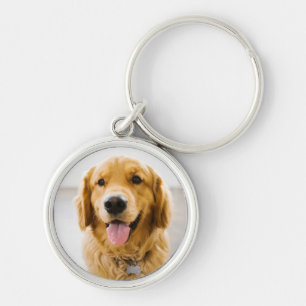 Golden Retriever Lächeln Schlüsselanhänger