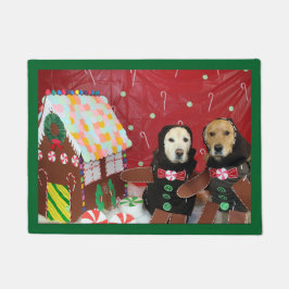Golden retriever-Lebkuchen-Männer Fußmatte