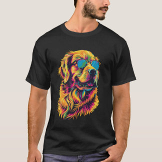 Golden Retriever Liebhaber Design Pop Art Lustig G T-Shirt