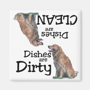 Golden retriever-Liebhaber-Spülmaschinen-Magnet Magnet