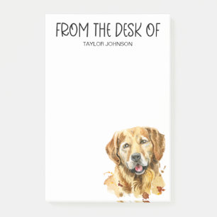 Golden Retriever Lover Post-it Klebezettel