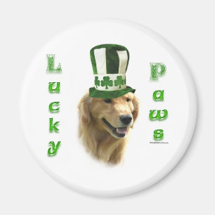Golden Retriever Lucky Paws Magnet