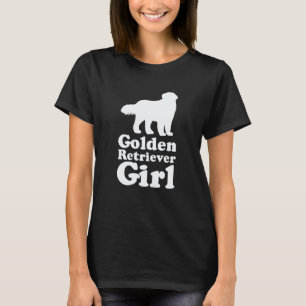 Golden Retriever Mädchen Und Hund 2 T-Shirt