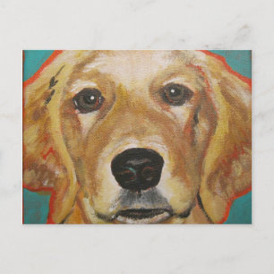 Golden Retriever - "Maddie" - Postkarte