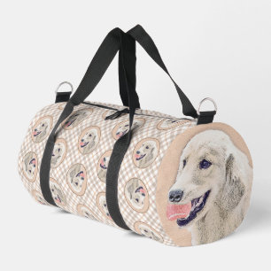 Golden Retriever Malerei Niedlich Original Hunde K Duffle Bag