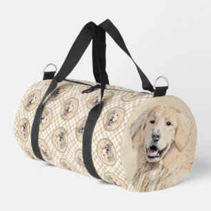 Golden Retriever Malerei Niedlich Original Hunde K Duffle Bag
