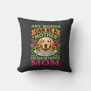 Golden-Retriever-Mama Floraler Hundeliebhaber Kissen