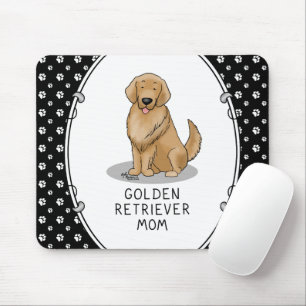 Golden Retriever Mama - Hunde Mama Mousepad