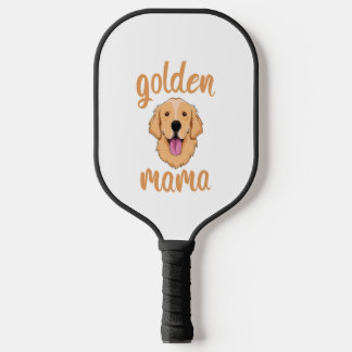Golden Retriever Mama Pickleball Schläger