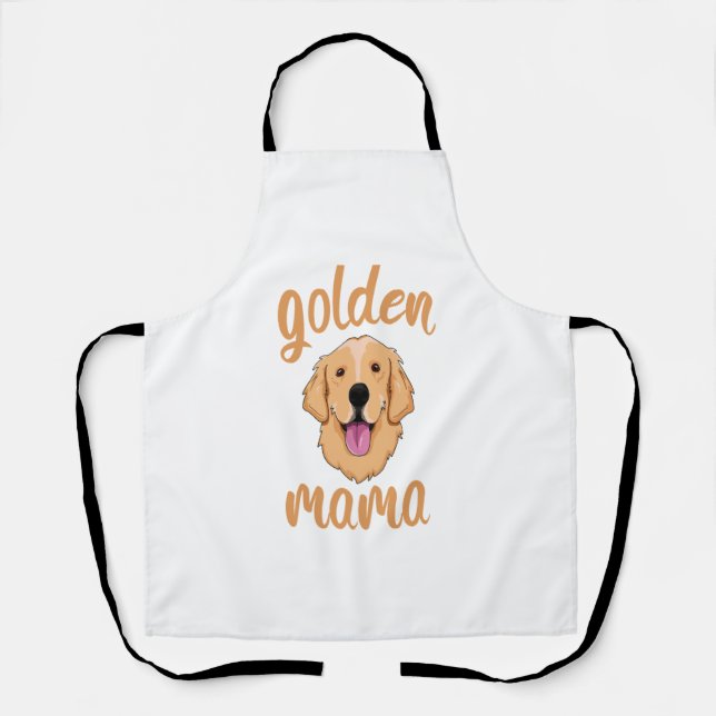 Golden Retriever Mama Schürze (Vorderseite)