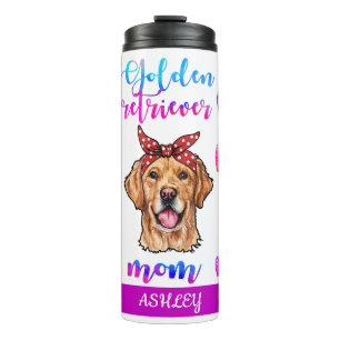 Golden Retriever Mama Süße Muttertags Hunde Liebha Thermosbecher