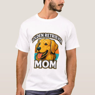Golden Retriever Mama � Süßes Hundeliebhaber-Desig T-Shirt
