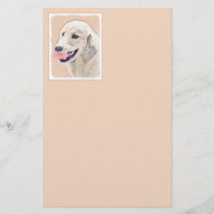 Golden Retriever mit Tennis Ball Malerei Hund Kuns Briefpapier