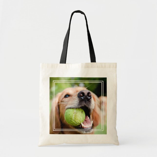 Golden Retriever mit Tennisball Tragetasche (Vorne)