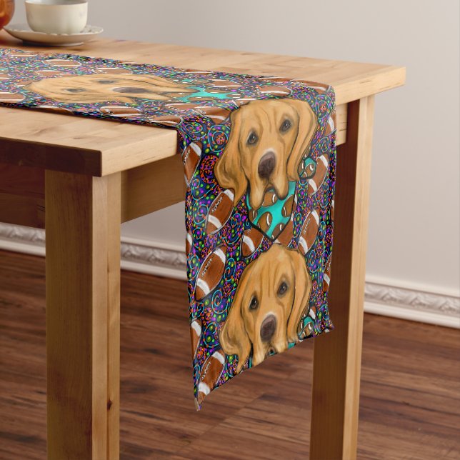 Golden Retriever Mittelgroßer Tischläufer (Beispiel)