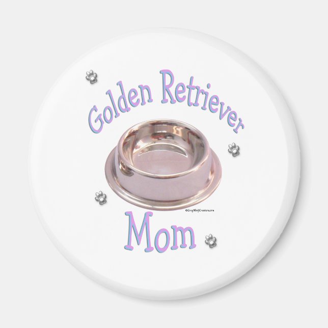 Golden Retriever Mom - Magnet (Devant)
