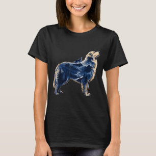 Golden Retriever mondhelle Wildnis Berg T-Shirt