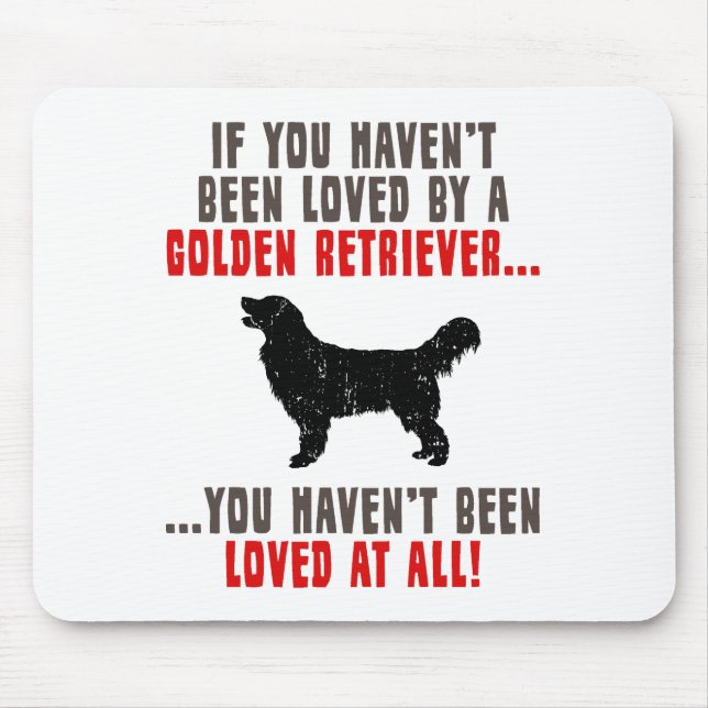 Golden retriever mousepad (Vorne)