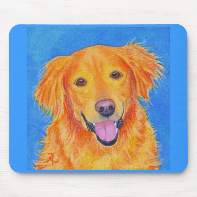 Golden retriever Mousepad - "Sydney " (Vorne)