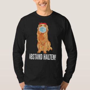 Golden Retriever Mouth Guard Behalt Distanz T-Shirt
